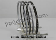 خودکار قطعات یدکی موتور حلقه های پیستون برای H06C / H06CTA حلقه روغن 5mm
