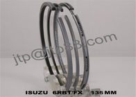 حلقه های پیستون موتور دیزل 6RB1 برای Isuzu 1-12121-076-0 / قطعات موتور خودرو