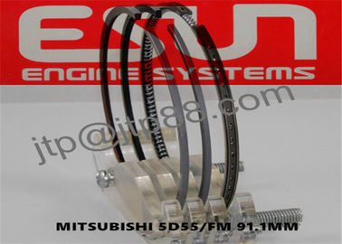 قطر 91.1mm دیزل موتور حلقه های پیستون 4D55 OEM Md050395