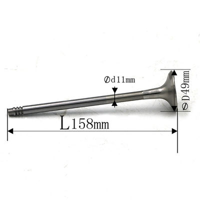 دریچه ورودی و خروجی موتور دیزل W / EX / E2500 / B2500 OEM WL01-12-121