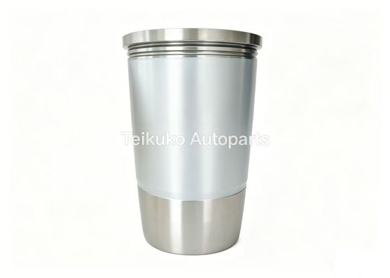 سیلندر پیستون موتور بیل مکانیکی نقره ای مشکی خاکستری قطعات موتور سنگین مناسب برای کاربردهای بیل مکانیکی